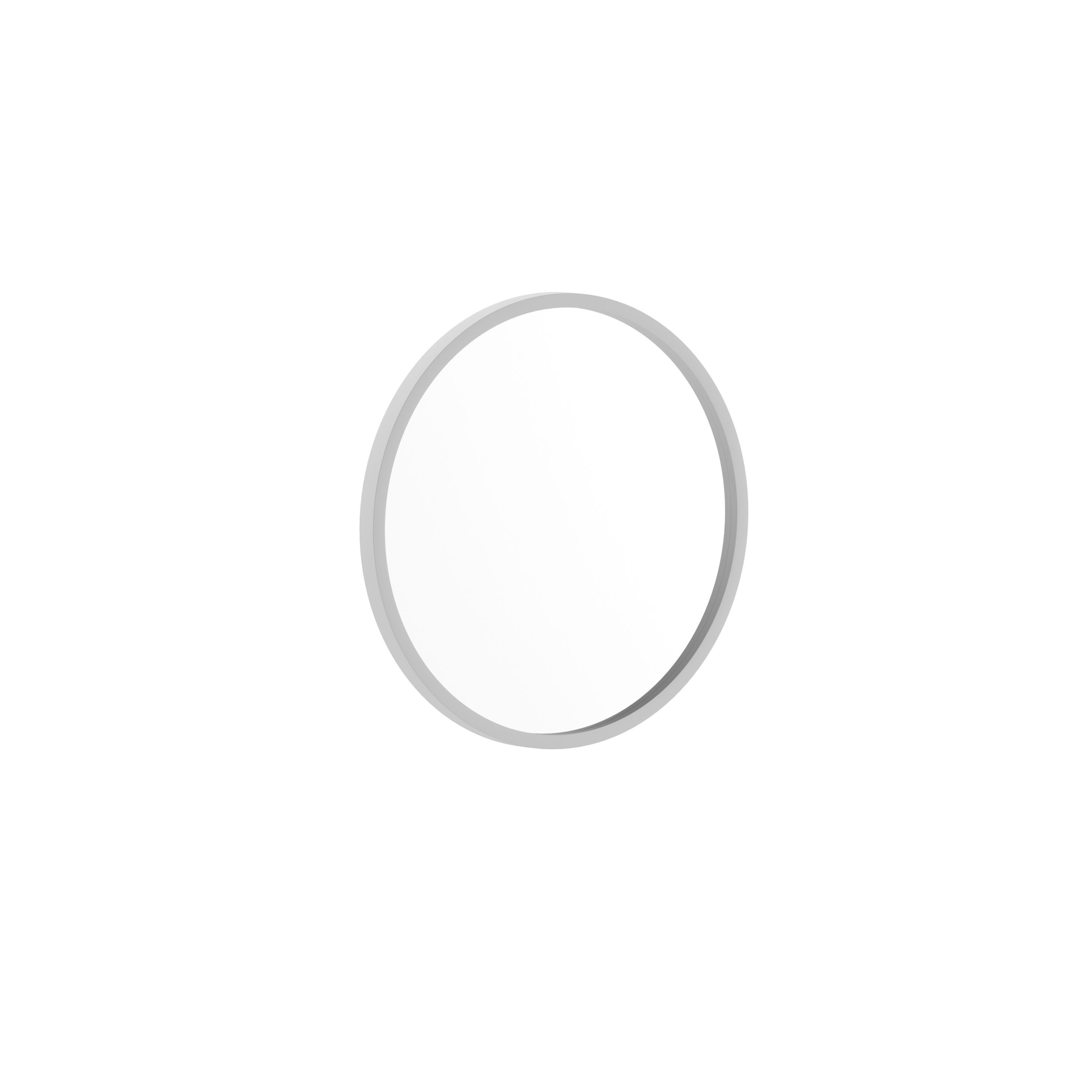 Flash Furniture HFKHD-6GD-CRE8-891315-GG 16" Round Silver Metal Framed Wall Mirror