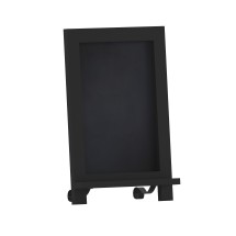 Flash Furniture HFKHD-GDIS-CRE8-222315-GG 9.5&quot; x 14&quot; Black Tabletop or Wall Mount Magnetic Chalkboard Sign