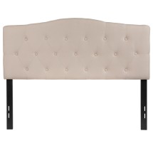 Flash Furniture HG-HB1708-F-B-GG Beige Tufted Upholstered Full Size Headboard