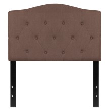 Flash Furniture HG-HB1708-T-C-GG Camel Tufted Upholstered Twin Size Headboard, Fabric