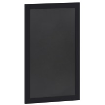 Flash Furniture HGWA-4GD-CRE8-172315-GG Canterbury 24" x 36" Black Wall Mount Magnetic Chalkboard Sign with Eraser