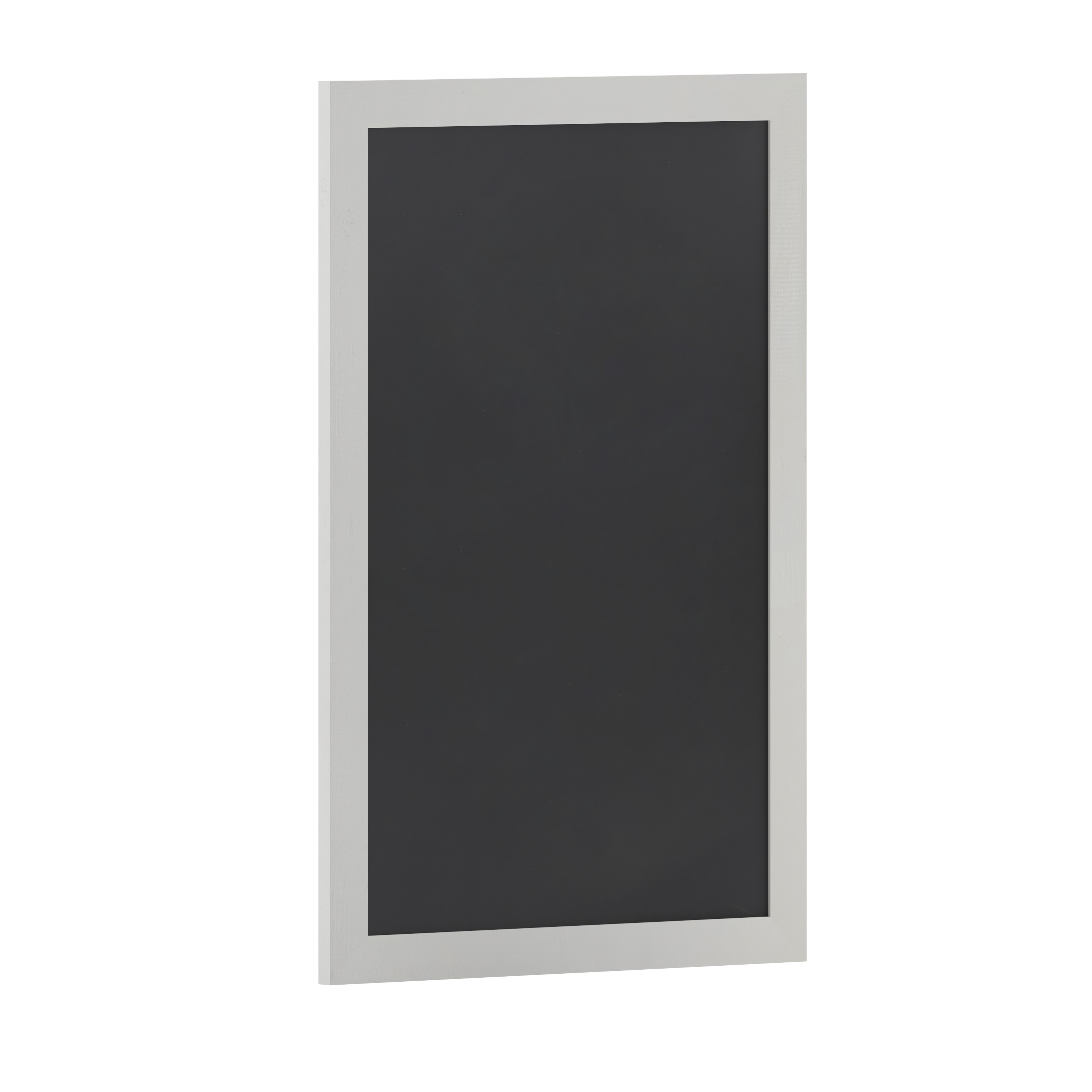 Flash Furniture HGWA-7GD-CRE8-364315-GG Canterbury 24" x 36" White Wall Mount Magnetic Chalkboard Sign with Eraser