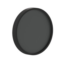 Flash Furniture HGWA-CHKCIRCLE12-2PK-BLK-GG Canterbury 12&quot; Round Wall Mounted Magnetic Chalkboard with Eraser / Chalk, Black Wood Frame, Set of 2