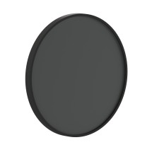 Flash Furniture HGWA-CHKCIRCLE24-BLK-GG Canterbury 24&quot; Round Wall Mounted Magnetic Chalkboard with Eraser / Chalk, Black Wood Frame