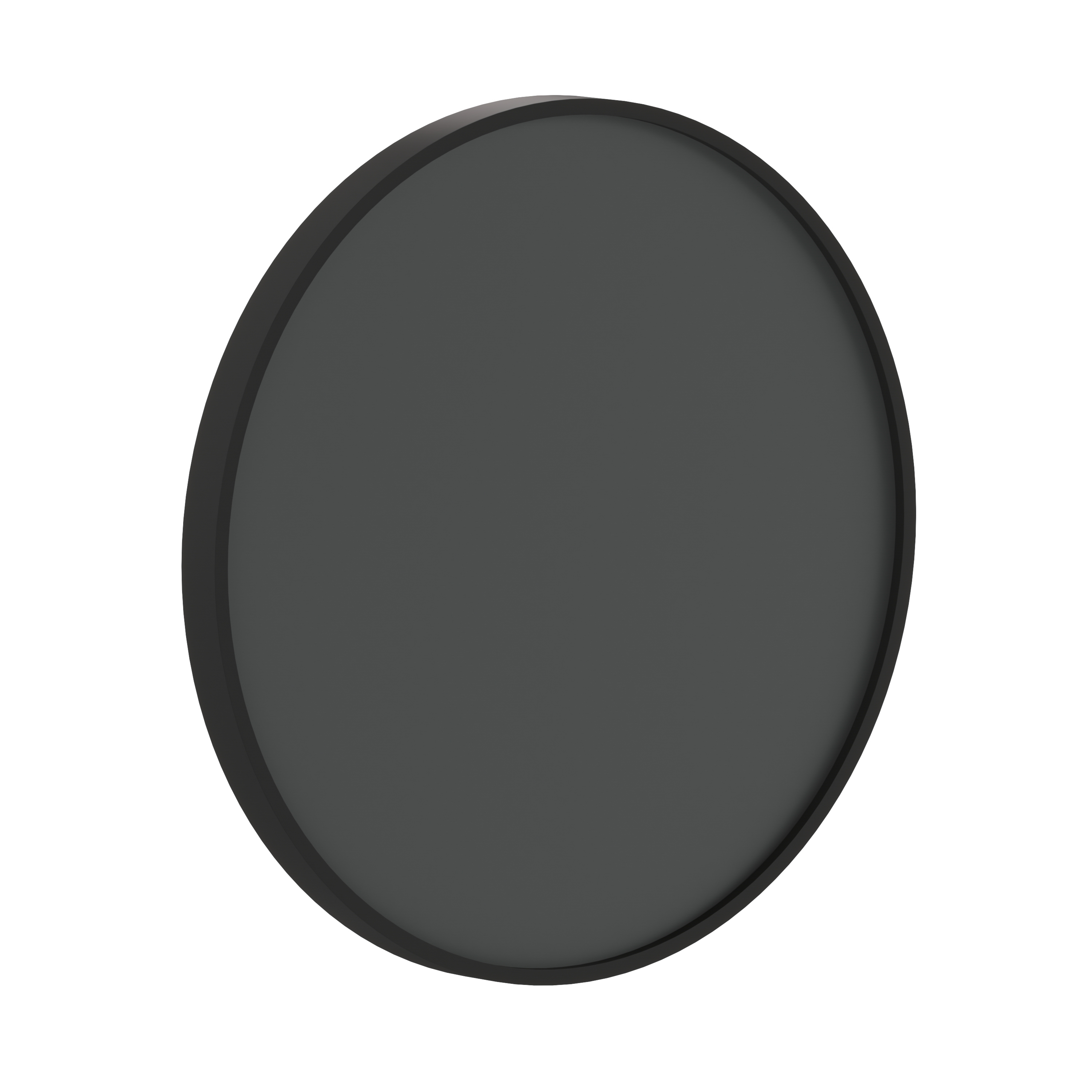 Flash Furniture HGWA-CHKCIRCLE24-BLK-GG Canterbury 24" Round Wall Mounted Magnetic Chalkboard with Eraser / Chalk, Black Wood Frame