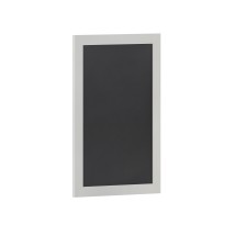 Flash Furniture HGWA-GDI-CRE8-164315-GG Canterbury 20" x 30" White Wall Mount Magnetic Chalkboard Sign with Eraser