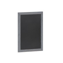 Flash Furniture HGWA-GDIS-CRE8-062315-GG Canterbury 18" x 24" Rustic Gray Wall Mount Magnetic Chalkboard Sign with Eraser