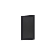 Flash Furniture HGWA-GDIS-CRE8-862315-GG Canterbury 11&quot; x 17&quot; Black Wall Mount Magnetic Chalkboard Sign with Eraser
