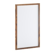 Flash Furniture HGWA-WHITE-24X36-BRN-GG Wall Mount White Board with Dry Erase Marker, 4 Magnets, Eraser, Torched Brown, 24&quot; x 36&quot; 