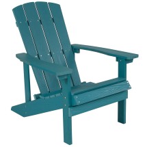 Flash Furniture JJ-C14501-SFM-GG Sea Foam All-Weather Poly Resin Wood Adirondack Chair