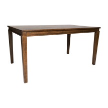 Flash Furniture KER-T-217-BRN-60-GG 60" Heavy Duty Rectangle Wood Table, Brown Matte Finish