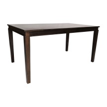 Flash Furniture KER-T-217-WEN-60-GG 60&quot; Heavy Duty Rectangle Wood Table, Wenge Matte Finish