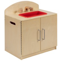 Flash Furniture MK-DP002-GG Children's Wooden Play Kitchen Sink