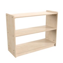 Flash Furniture MK-KE23919-GG Bright Beginnings 2 Shelf Wooden Classroom Open Storage Unit