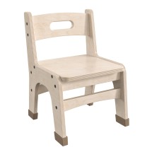 Flash Furniture MK-KE24428-GG Bright Beginnings Wooden Classroom Chair, 9&quot; Seat Height, Set of 2 