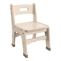 Flash Furniture MK-KE24435-GG Bright Beginnings Wooden Classroom Chair, 10&quot; Seat Height, Set of 2 