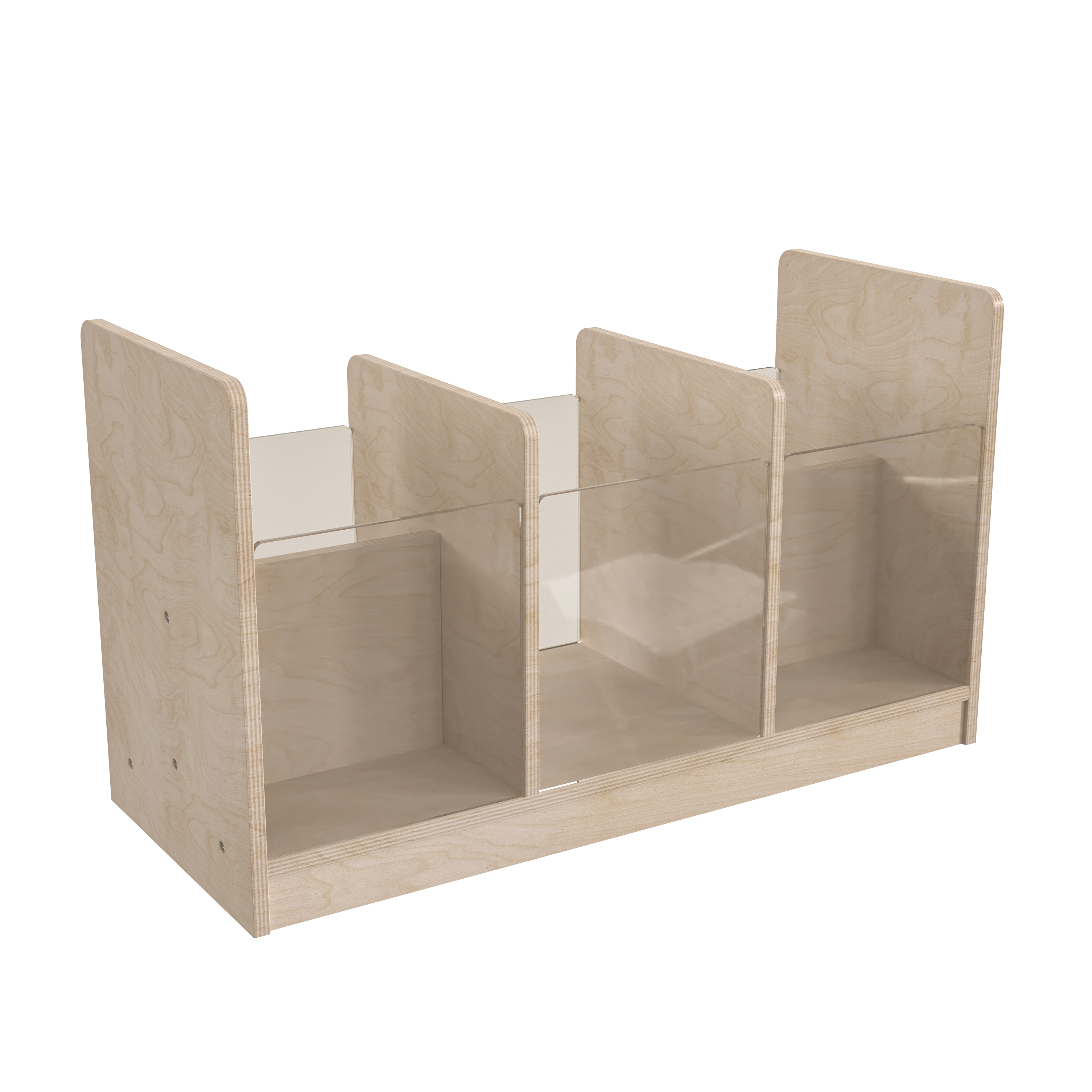 Flash Furniture MK-KE24558-GG Bright Beginnings Modular Double Sided Wooden Classroom Storage Unit