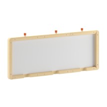 Flash Furniture MK-ME088001-GG Bright Beginnings Wooden Three Panel STEAM Wall System