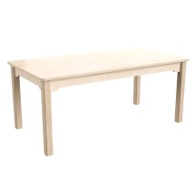 Flash Furniture MK-ME088011-GG Bright Beginnings Wooden Rectangular Preschool Classroom Activity Table, 23.5&quot;W x 47.25&quot;D x 18&quot;H