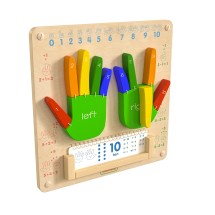 Flash Furniture MK-ME09524-GG Bright Beginnings STEAM Wall Counting Activity Board