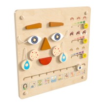 Flash Furniture MK-ME15273-GG Bright Beginnings STEAM Wall Feelings and Moods Activity Board