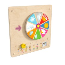Flash Furniture MK-ME16393-GG Bright Beginnings STEAM Wall Weather Activity Board