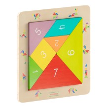 Flash Furniture MK-MK00538-GG Bright Beginnings STEM Tangram Shape Building Learning Board