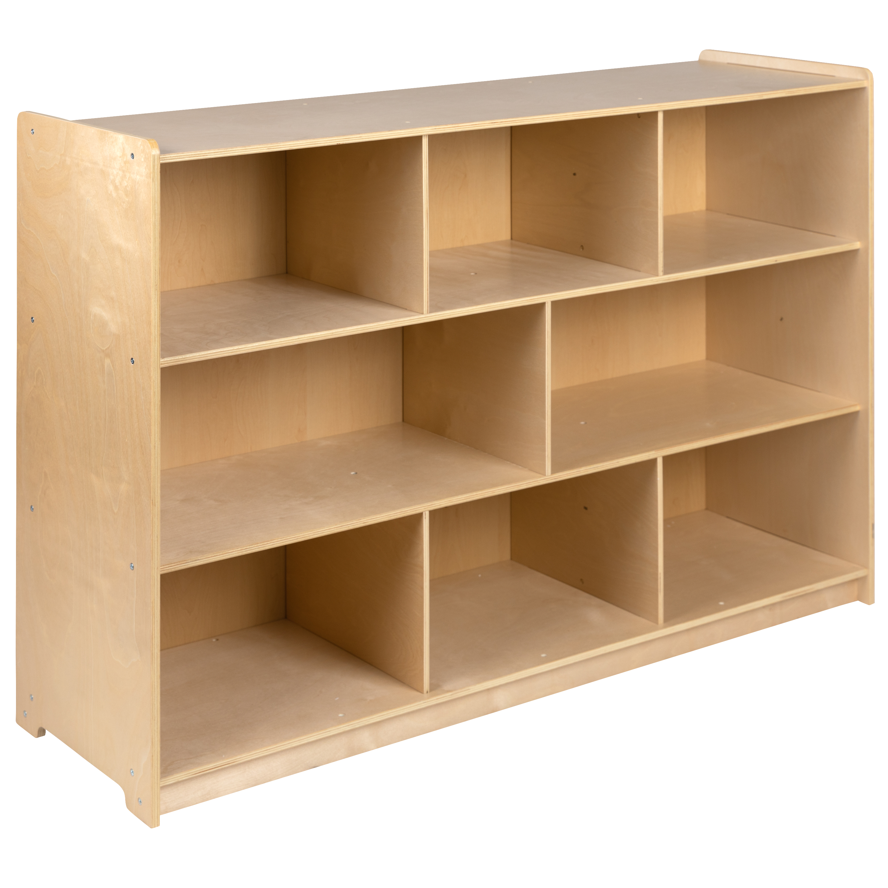 Flash Furniture MK-STRG002-GG Hercules Wooden 8 Section Classroom Storage Cabinet, 36"H 