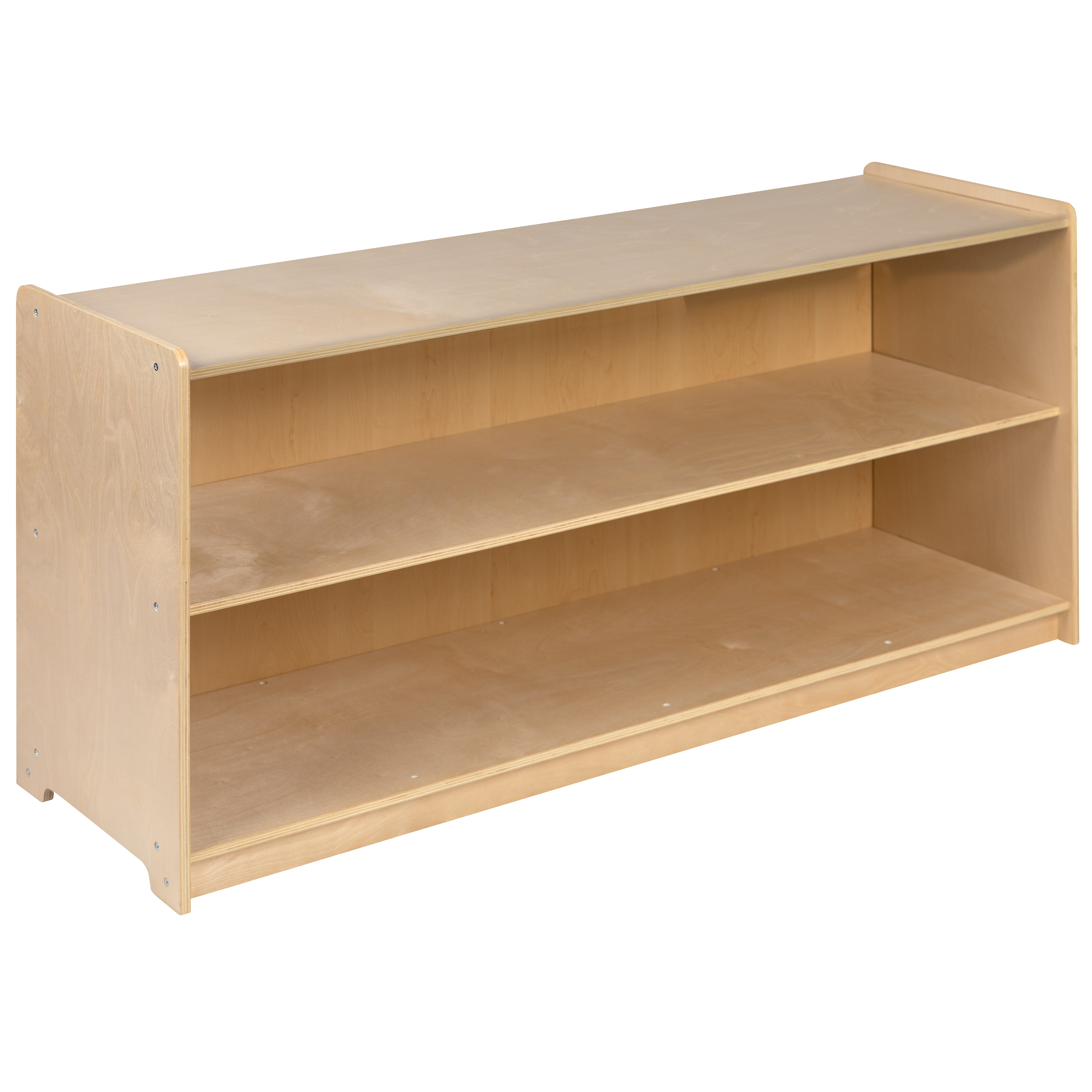 Flash Furniture MK-STRG005-GG Hercules Wooden 2 Section Classroom Storage Cabinet, 24"H x 48"L 