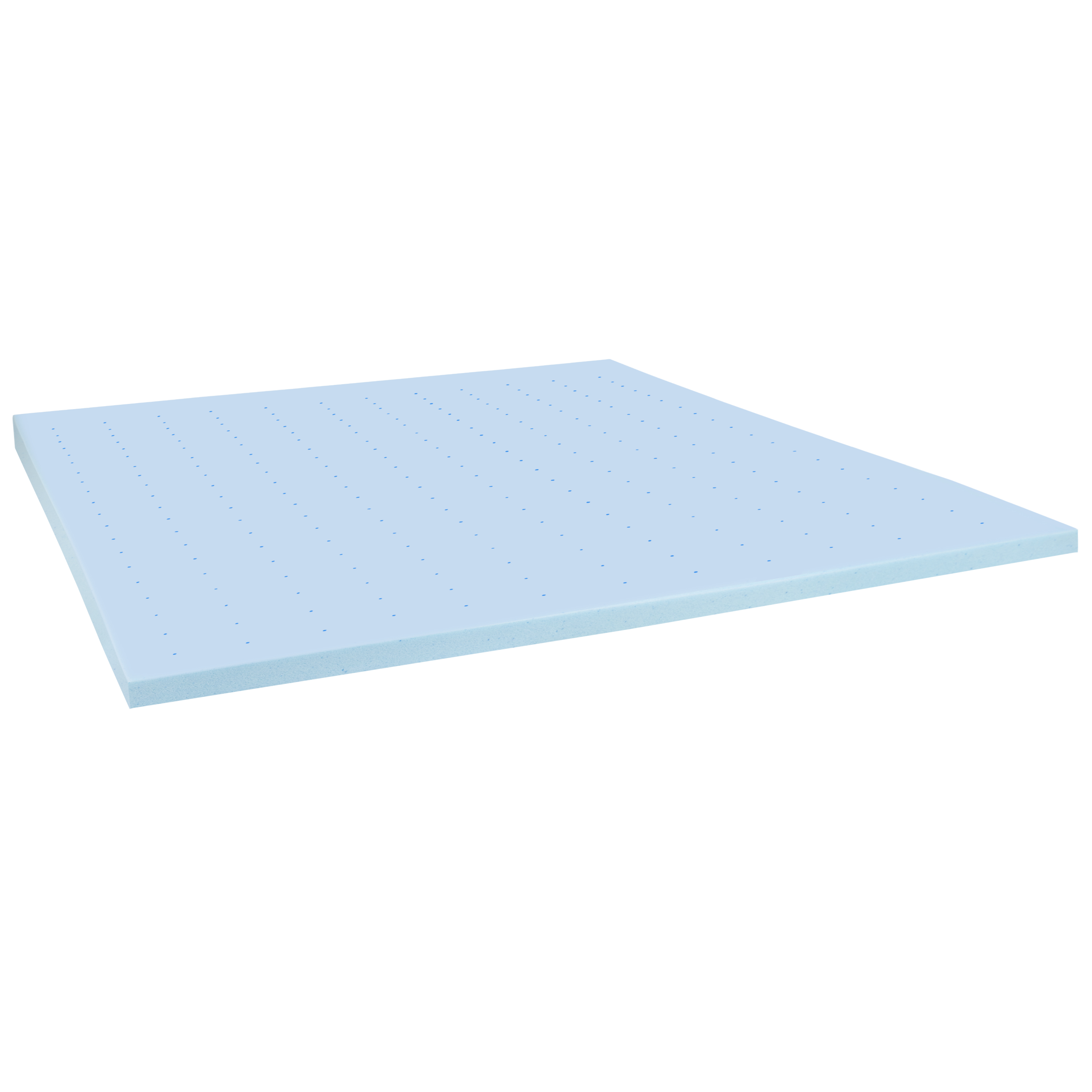 Flash Furniture MR-M35-2-K-GG Capri Comfortable Sleep 2" Cool Gel Memory Foam Mattress Topper, King Size