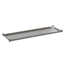 Flash Furniture NH-GU-2460-GG Galvanized Adjustable Under Shelf for 24&quot; x 60&quot; Stainless Steel Tables