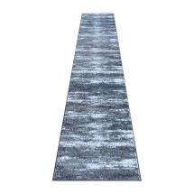 Flash Furniture OKR-RG1102-211-GY-GG Marian 2' x 11' Distressed Gray Olefin Area Rug with Jute Backing
