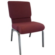 Flash Furniture PCHT-104 Advantage Maroon Church Chair 20.5&quot; Wide