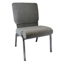 Flash Furniture PCHT-111 Advantage Charcoal Gray Church Chair 20.5&quot; Wide