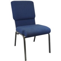 Flash Furniture PCHT185-101 Advantage Navy Church Chair 18.5&quot; Wide