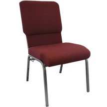 Flash Furniture PCHT185-104 Advantage Maroon Church Chair 18.5&quot; Wide