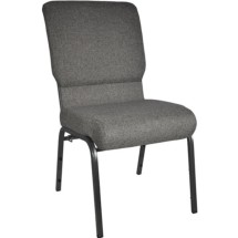Flash Furniture PCHT185-111 Advantage Charcoal Gray Church Chair 18.5&quot; Wide
