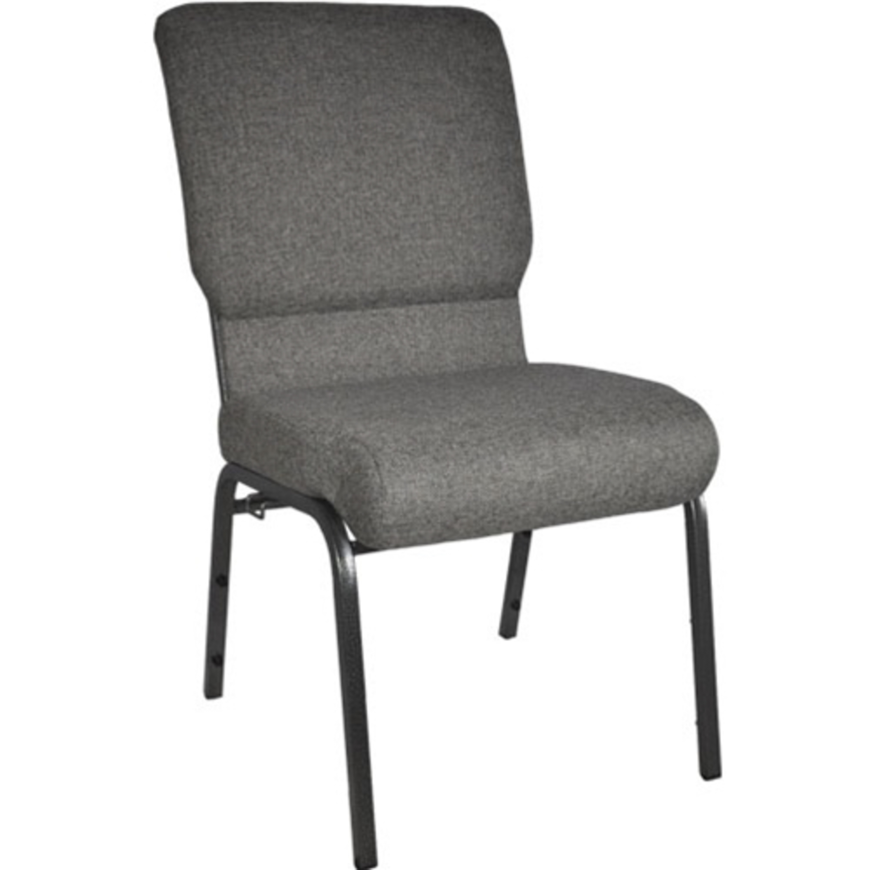 Flash Furniture PCHT185-111 Advantage Charcoal Gray Church Chair 18.5" Wide