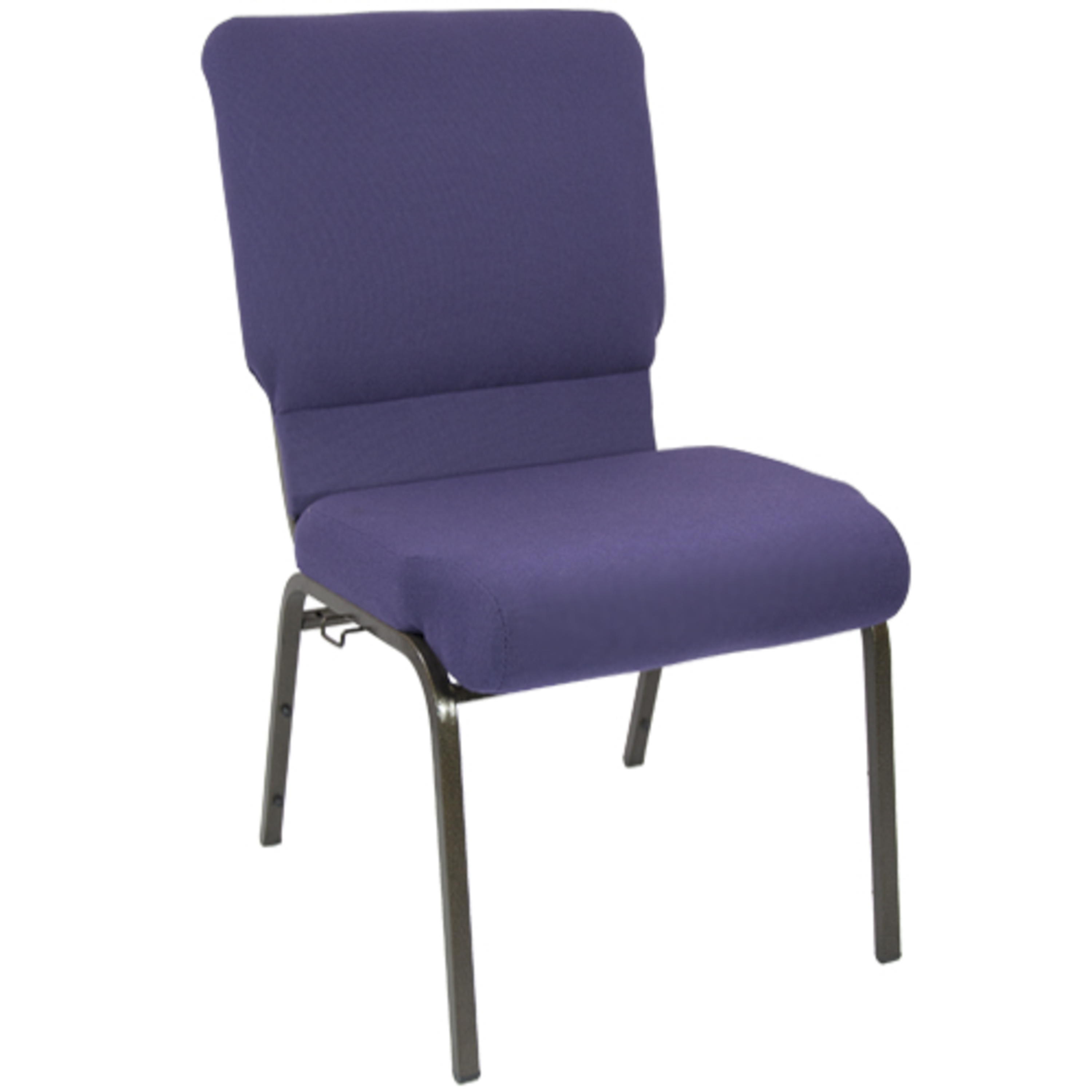 Flash Furniture PCHT185-115 Advantage Eggplant Church Chair 18.5" Wide