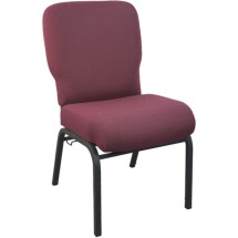 Flash Furniture PCRCB-104 Advantage Signature Elite Maroon Church Chair, 20&quot; Wide
