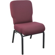 Flash Furniture PCRCB-104 Advantage Signature Elite Maroon Church Chair, 20" Wide