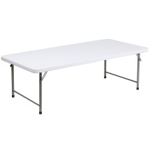 Flash Furniture RB-3060-KID-GG 4.93' Kid's Granite White Plastic Folding Table