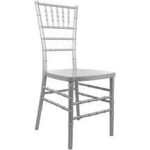 Flash Furniture RSCHI-S Advantage Silver Resin Chiavari Chair