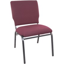 Flash Furniture SEPCHT185-104 Advantage Maroon Multipurpose Church Chair 18.5&quot; Wide