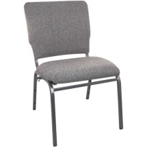 Flash Furniture SEPCHT185-111 Advantage Charcoal Gray Multipurpose Church Chair 18.5&quot; Wide