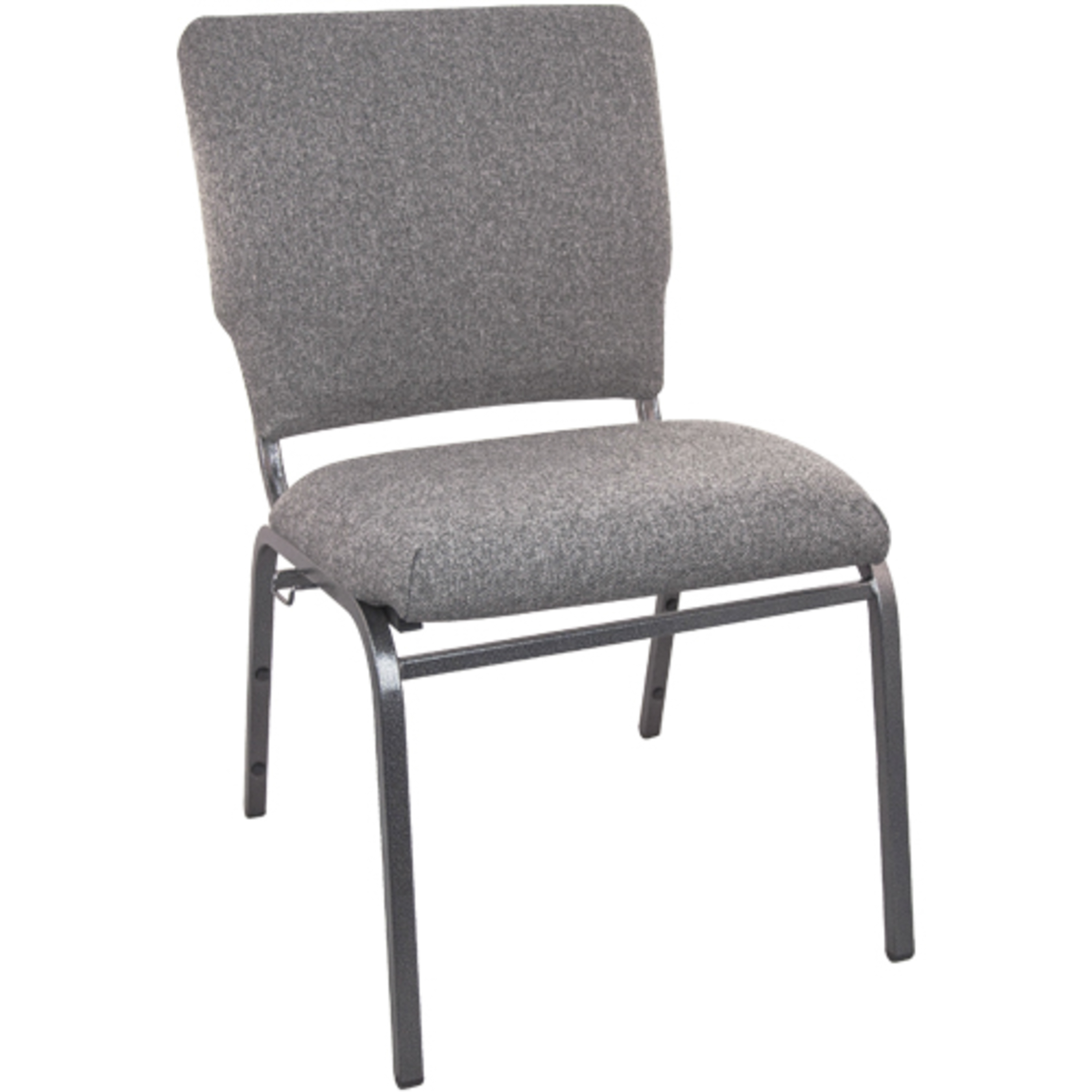Flash Furniture SEPCHT185-111 Advantage Charcoal Gray Multipurpose Church Chair 18.5" Wide