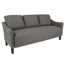 Flash Furniture SL-SF915-3-DGY-F-GG Asti Dark Gray Fabric Upholstered Sofa