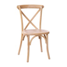 Flash Furniture X-BACK-DRIFT Advantage Driftwood X-Back Chair