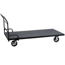 Flash Furniture XA-77-36-DOLLY-GG Folding Table Dolly with Carpeted Platform for Rectangular Tables