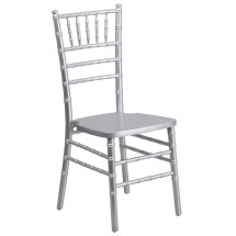 Flash Furniture XS-SILVER-GG Hercules Silver Wood Chiavari Chair